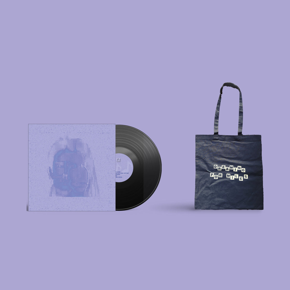 Discovery Zone & John Moods - Dreaming For Miles Vinyl + Tote Bag Bundle