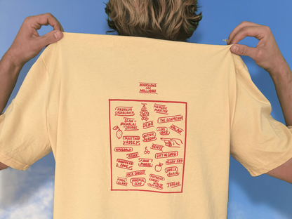 M&M 10-Jahre-Jubiläumsshirt Gelb