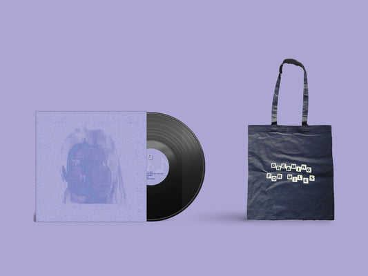 Dreaming For Miles vinyl and screenprinted tote bag bundle