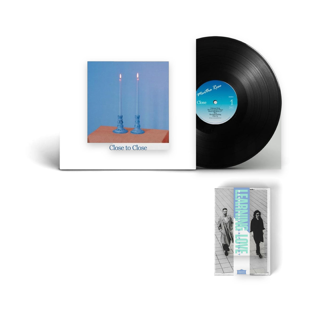 Martha Rose - Close to Close Vinyl + Learning Love Tape Bundle