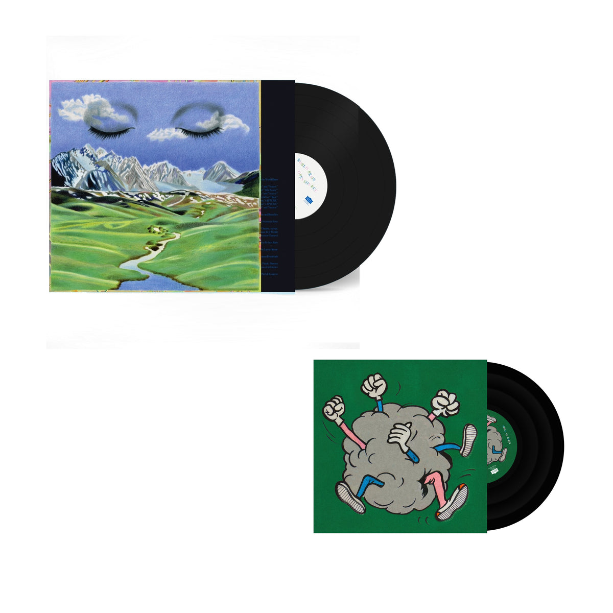 World Brain - WORLD VS BRAIN 10" + Open Source Vinyl Bundle